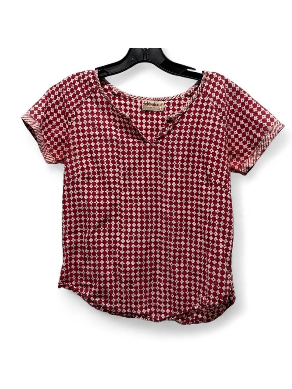 Vintage Red Blouse